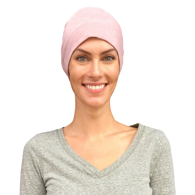 Cate and Levi Comfort and Courage Premium Pink Headwear | Chemo Caps | Hats for Cancer Patients - Cate and Levi