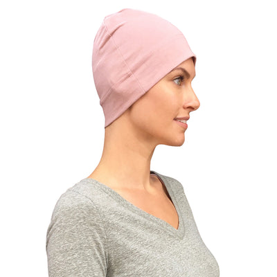 Cate and Levi Comfort and Courage Premium Pink Headwear | Chemo Caps | Hats for Cancer Patients - Cate and Levi